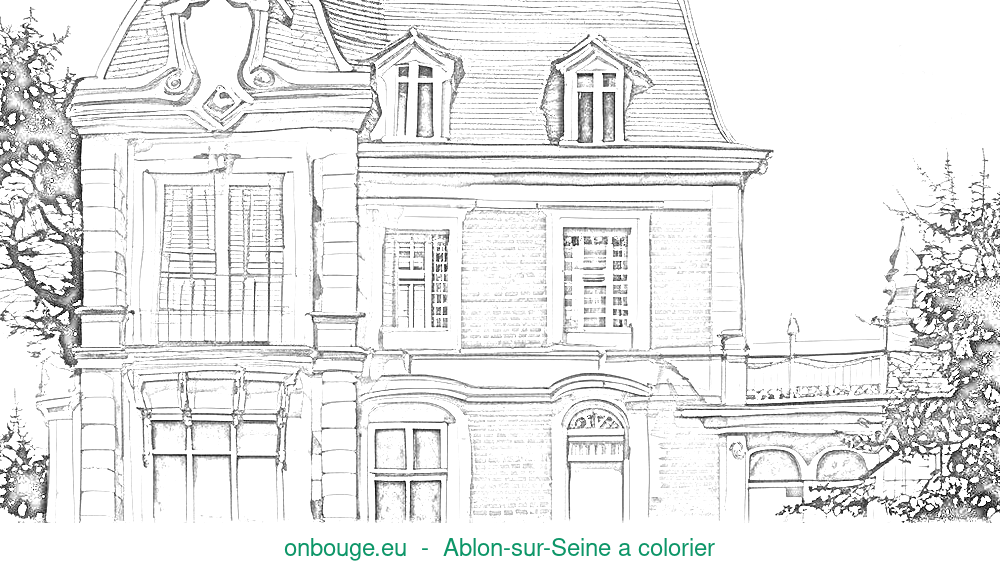 Coloriage d’Ablon-sur-Seine