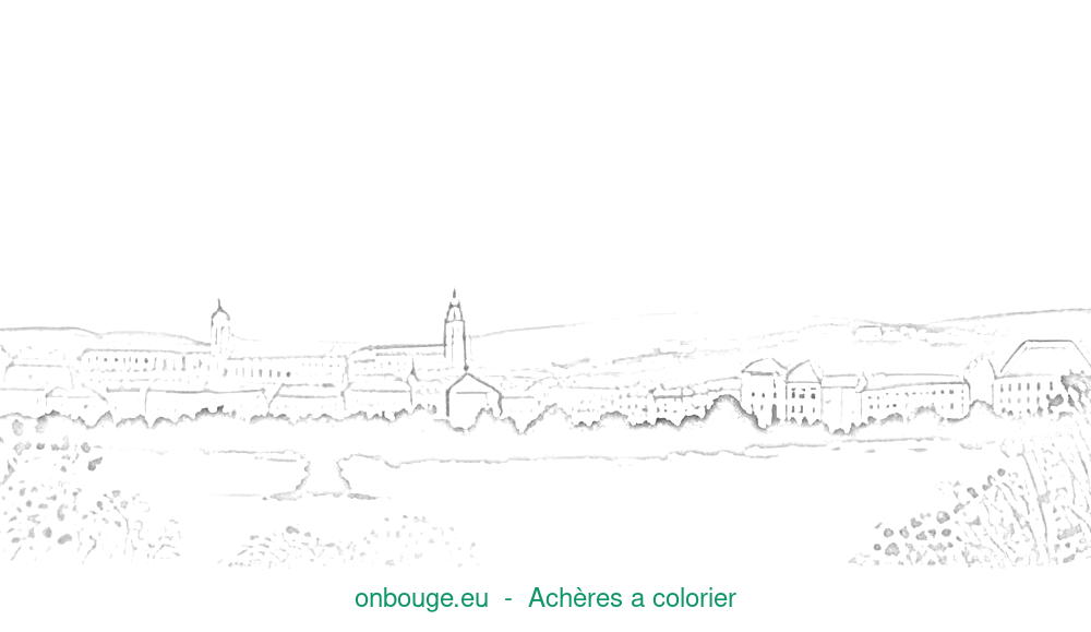Coloriage d’Achères