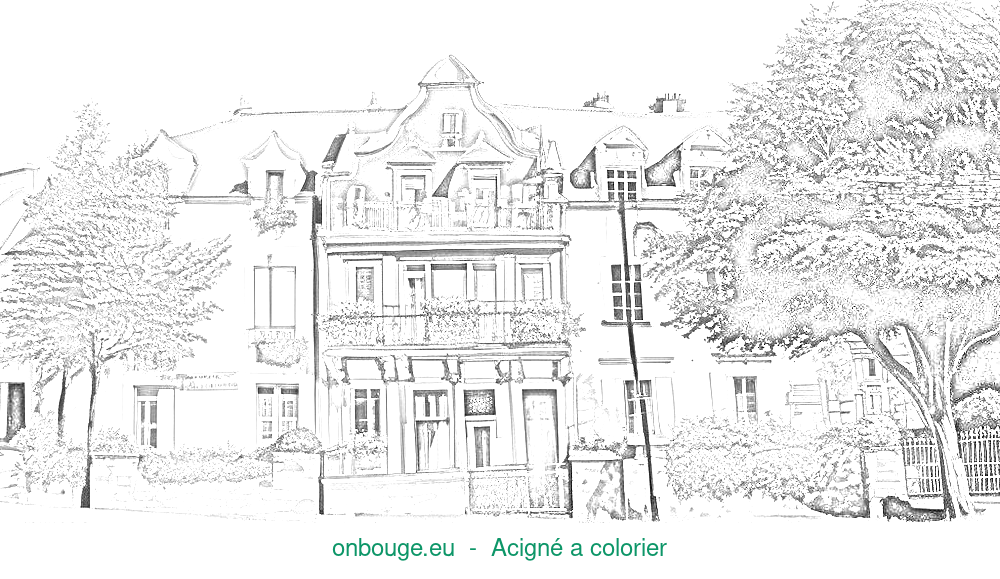 Coloriage d’Acigné