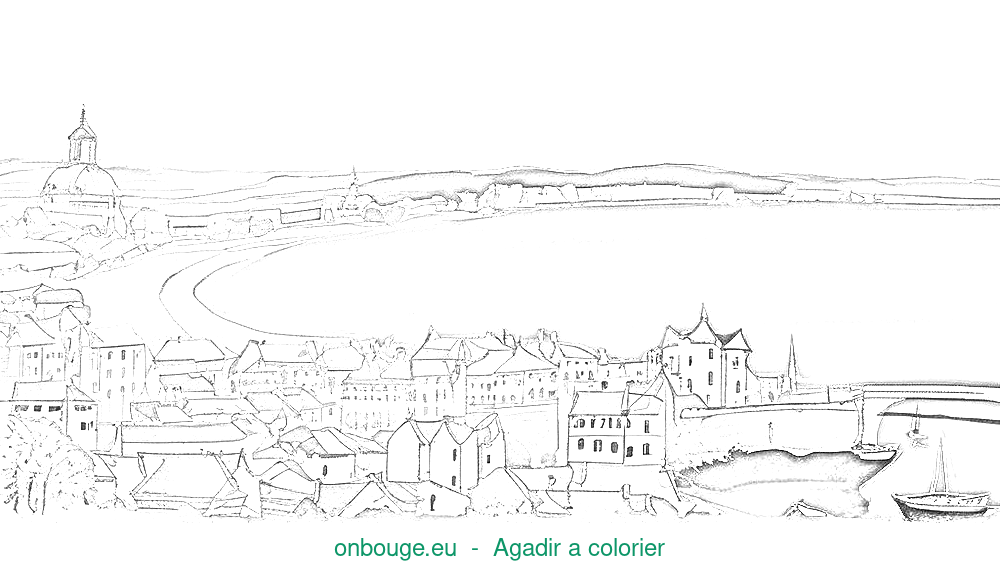 Coloriage d’Agadir
