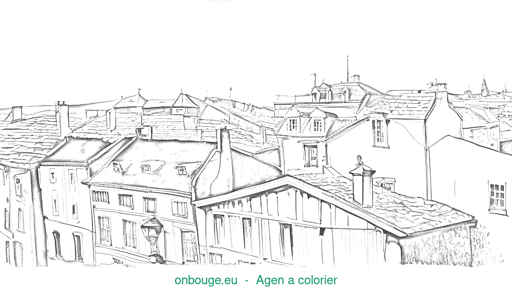 Coloriage d’Agen
