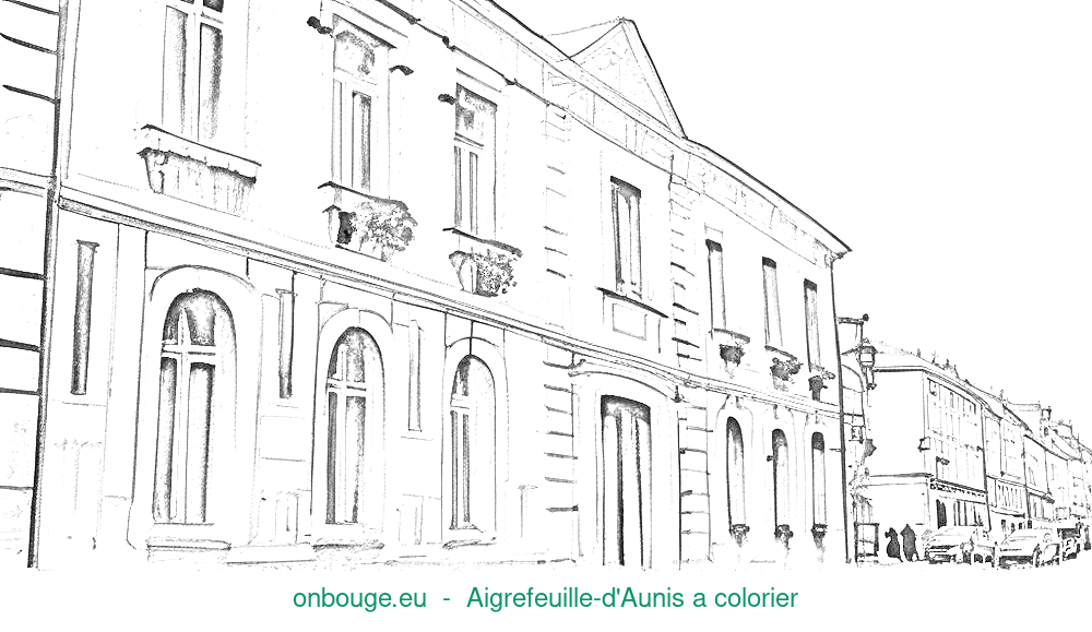 Coloriage d’Aigrefeuille-d'Aunis