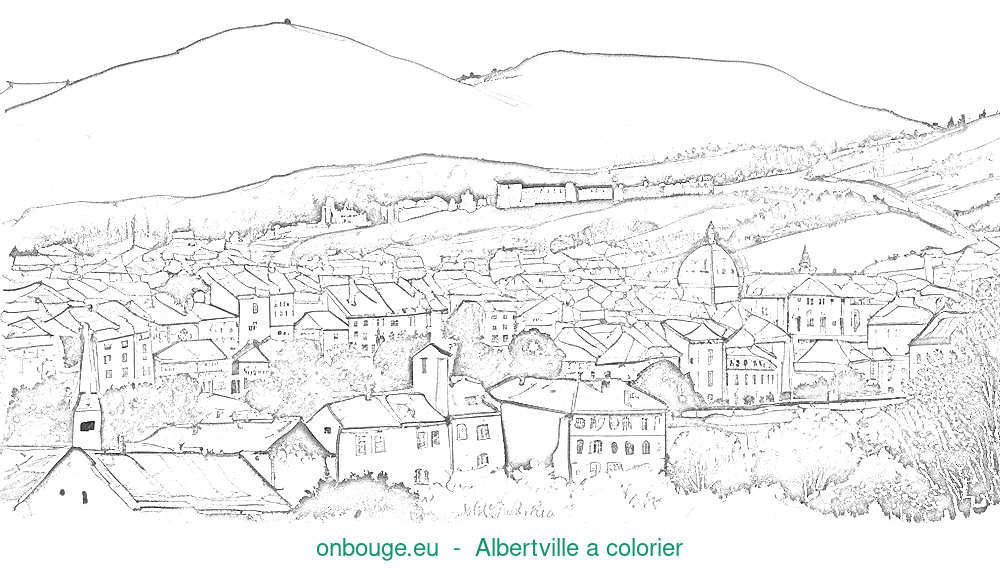 Coloriage d’Albertville