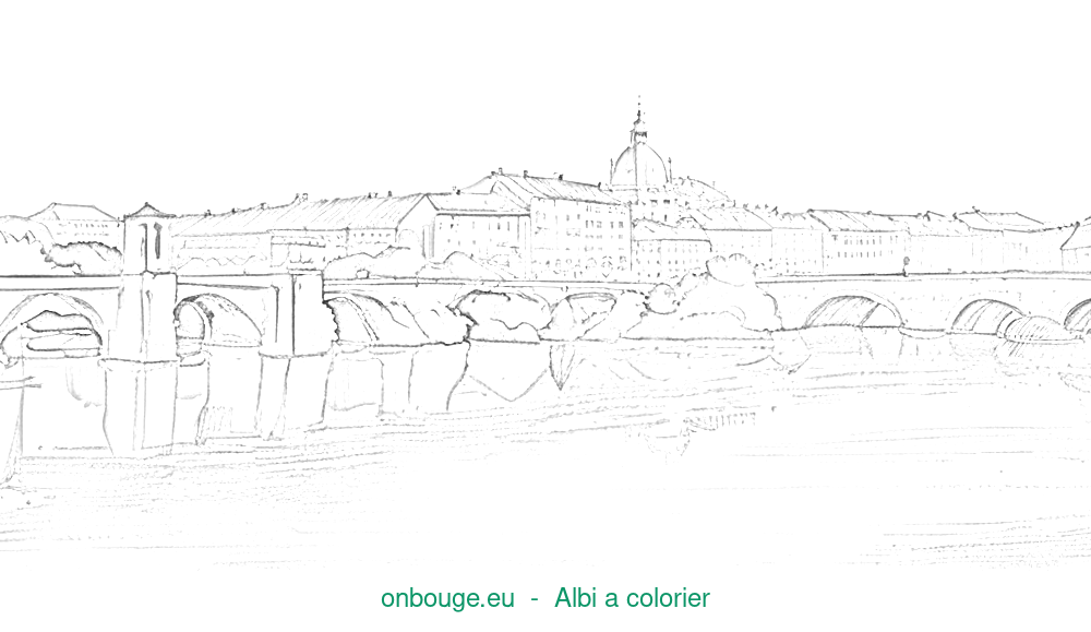 Coloriage d’Albi