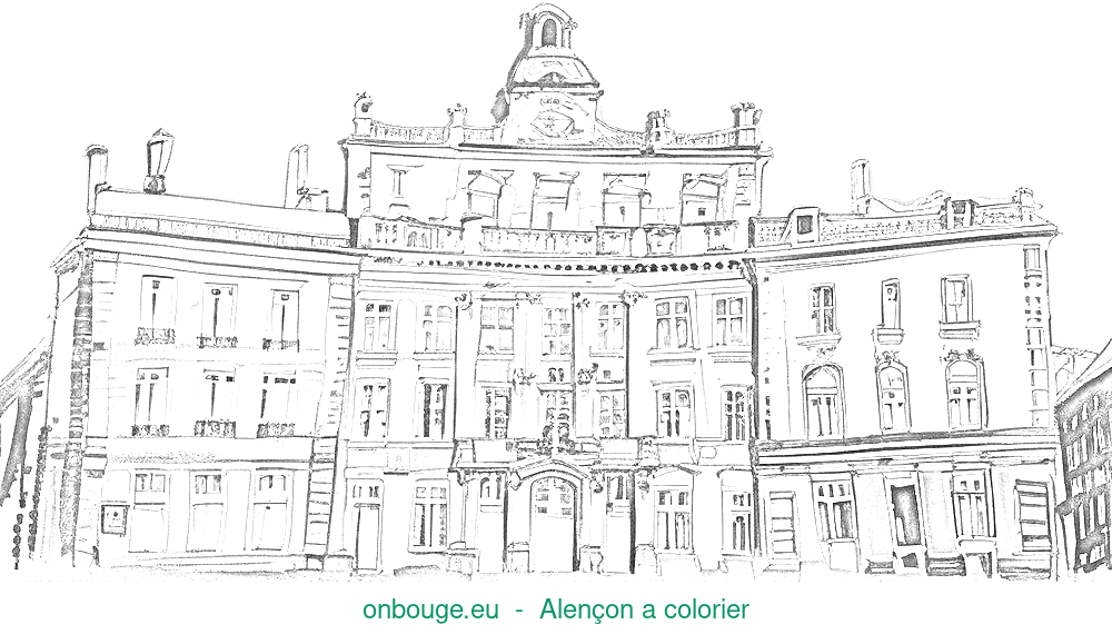 Coloriage d’Alençon