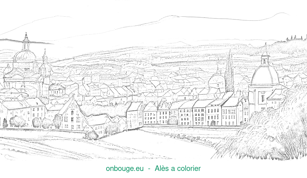 Coloriage d’Alès