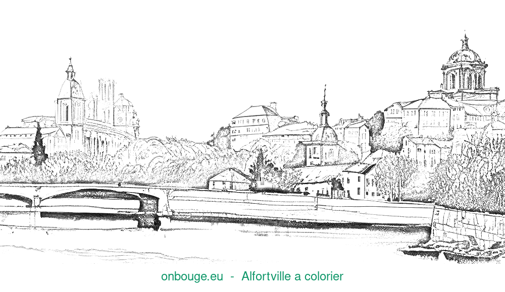 Coloriage d’Alfortville