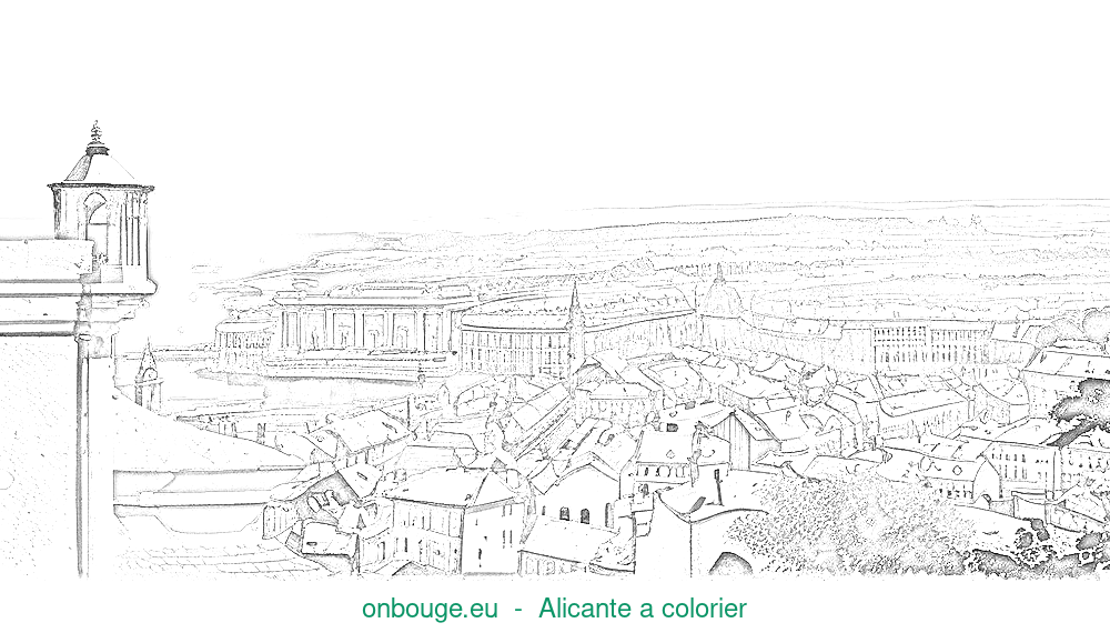 Coloriage d’Alicante