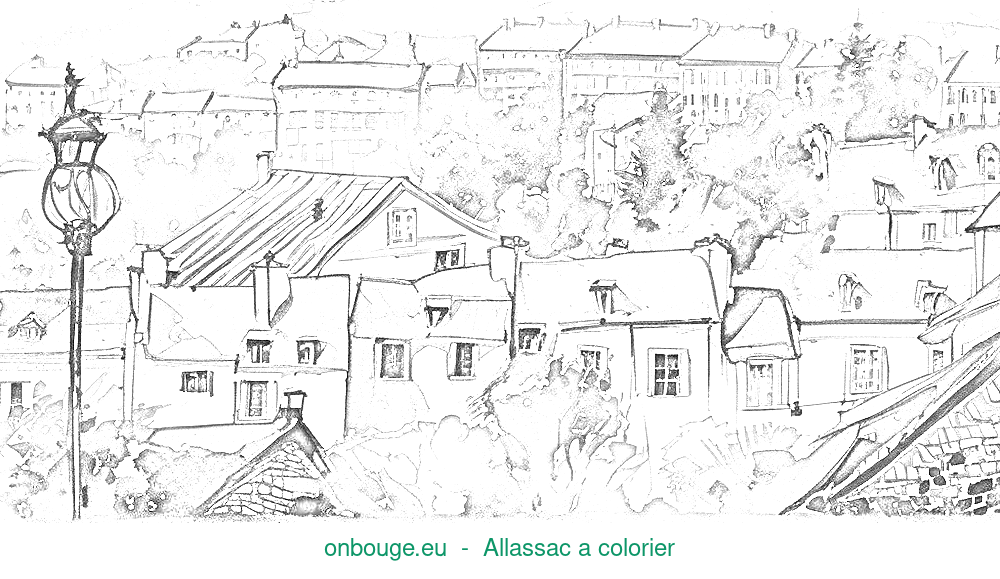 Coloriage d’Allassac