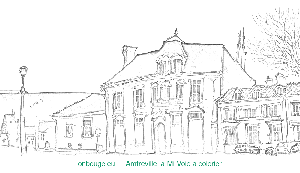 Coloriage d’Amfreville-la-Mi-Voie