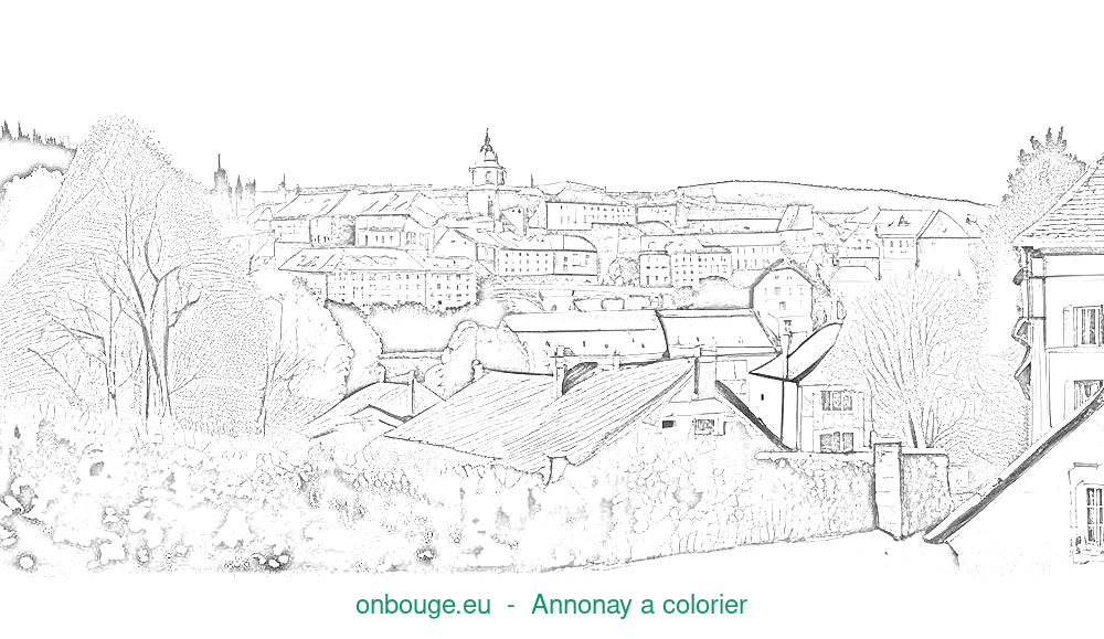 Coloriage d’Annonay