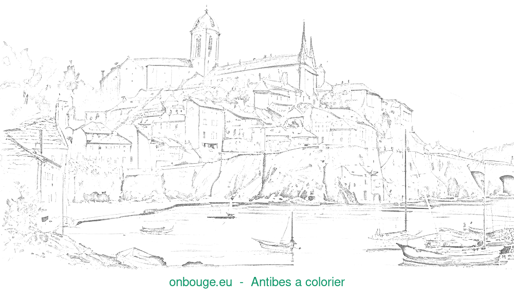 Coloriage d’Antibes