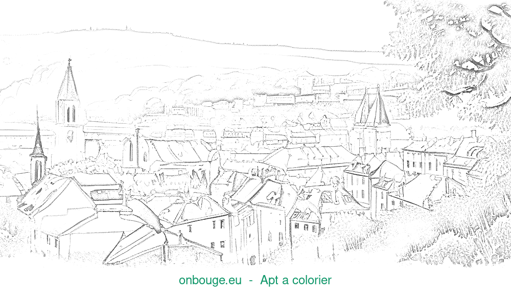 Coloriage d’Apt