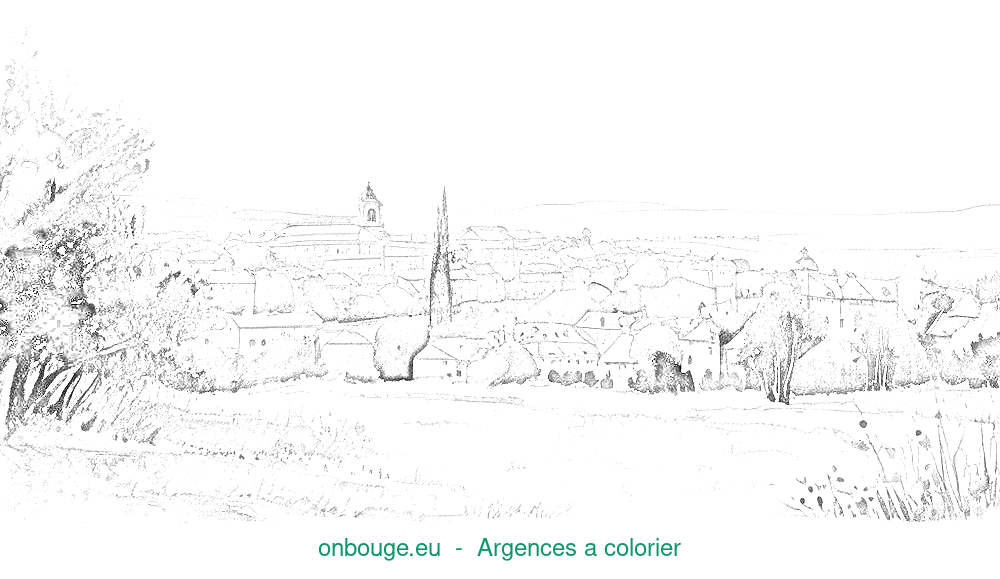 Coloriage d’Argences