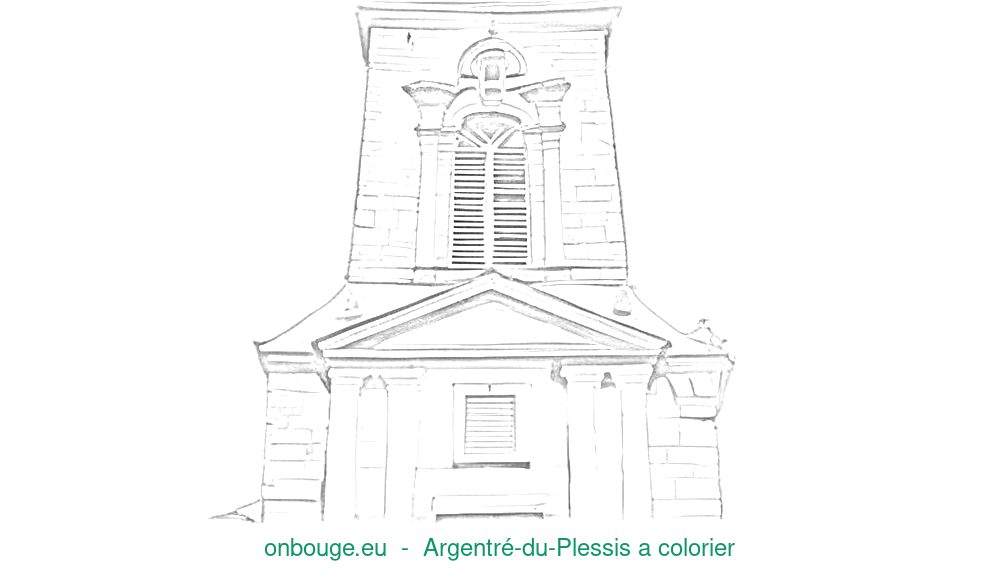 Coloriage d’Argentré-du-Plessis
