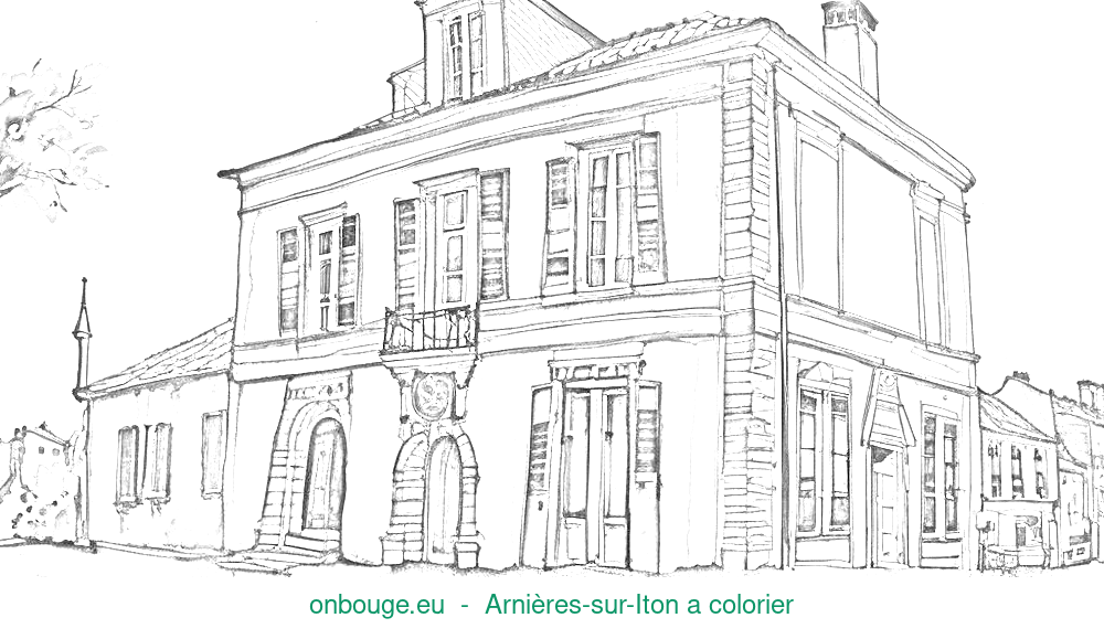 Coloriage d’Arnières-sur-Iton