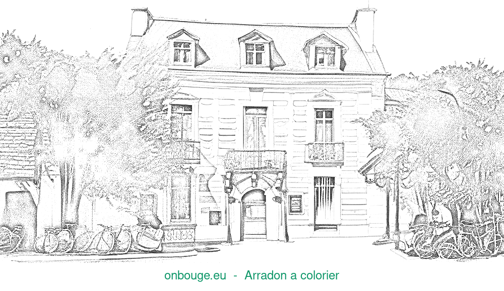 Coloriage d’Arradon