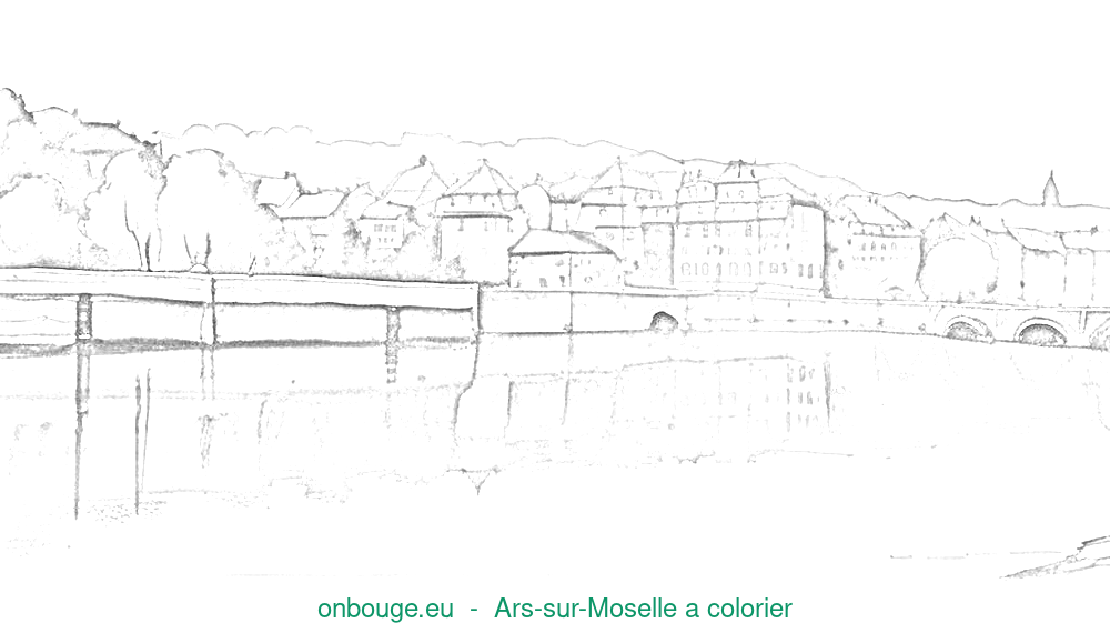 Coloriage d’Ars-sur-Moselle
