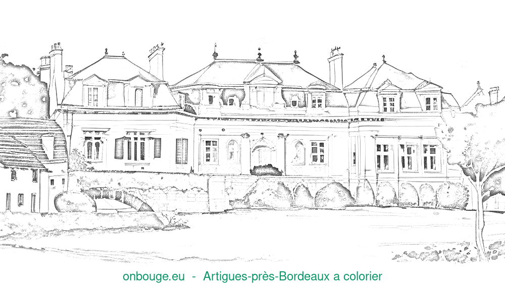 Coloriage d’Artigues-près-Bordeaux