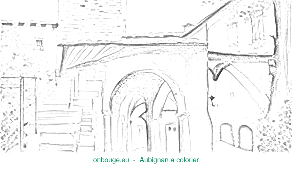 Coloriage d’Aubignan