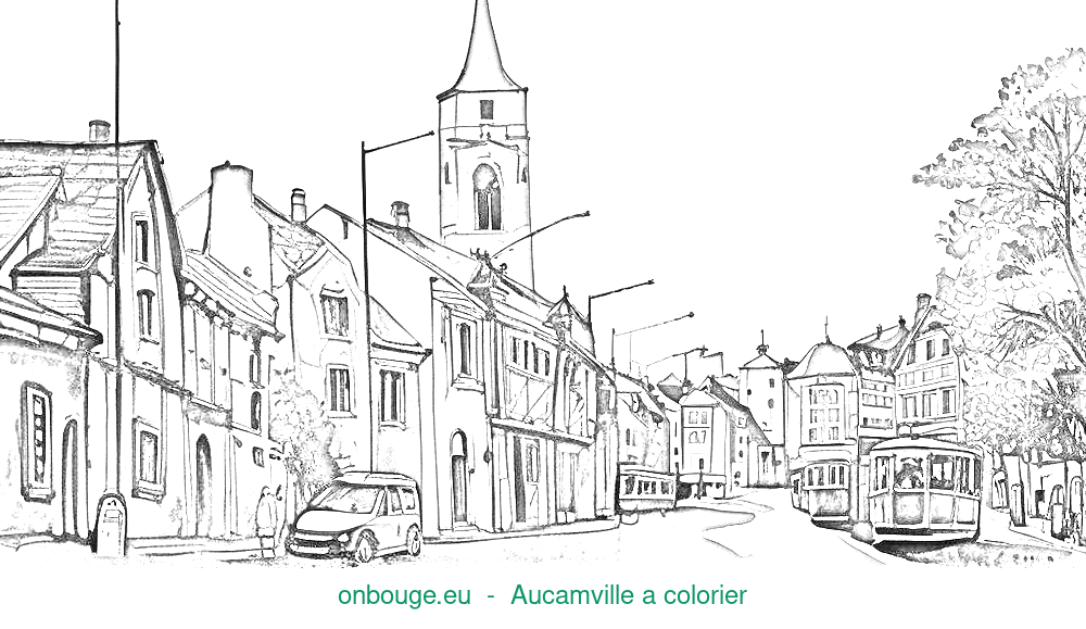 Coloriage d’Aucamville