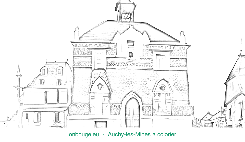 Coloriage d’Auchy-les-Mines