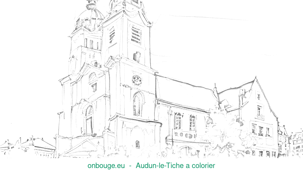 Coloriage d’Audun-le-Tiche