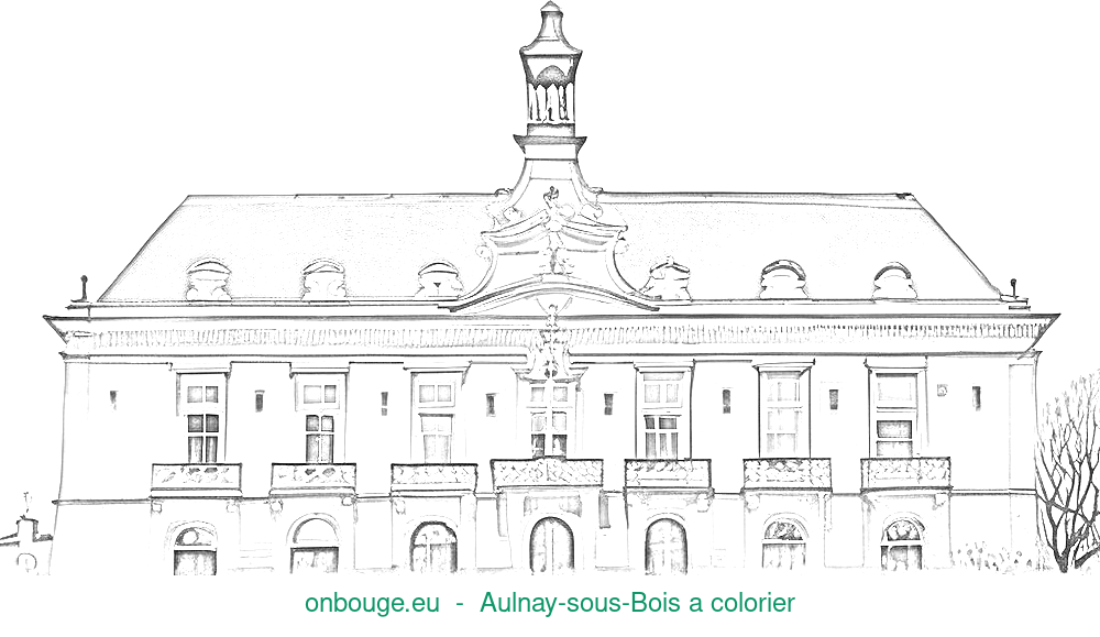Coloriage d’Aulnay-sous-Bois