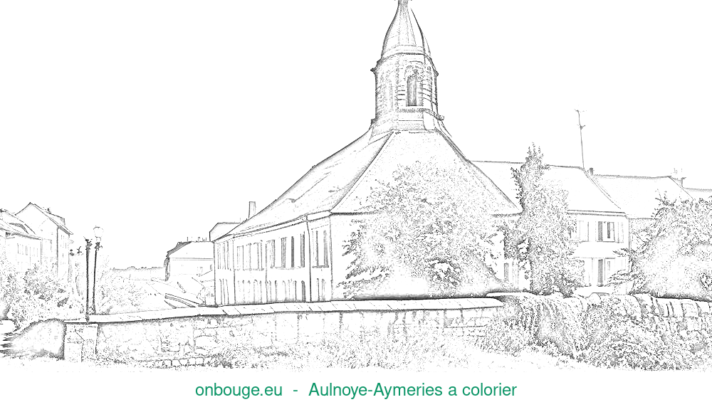 Coloriage d’Aulnoye-Aymeries