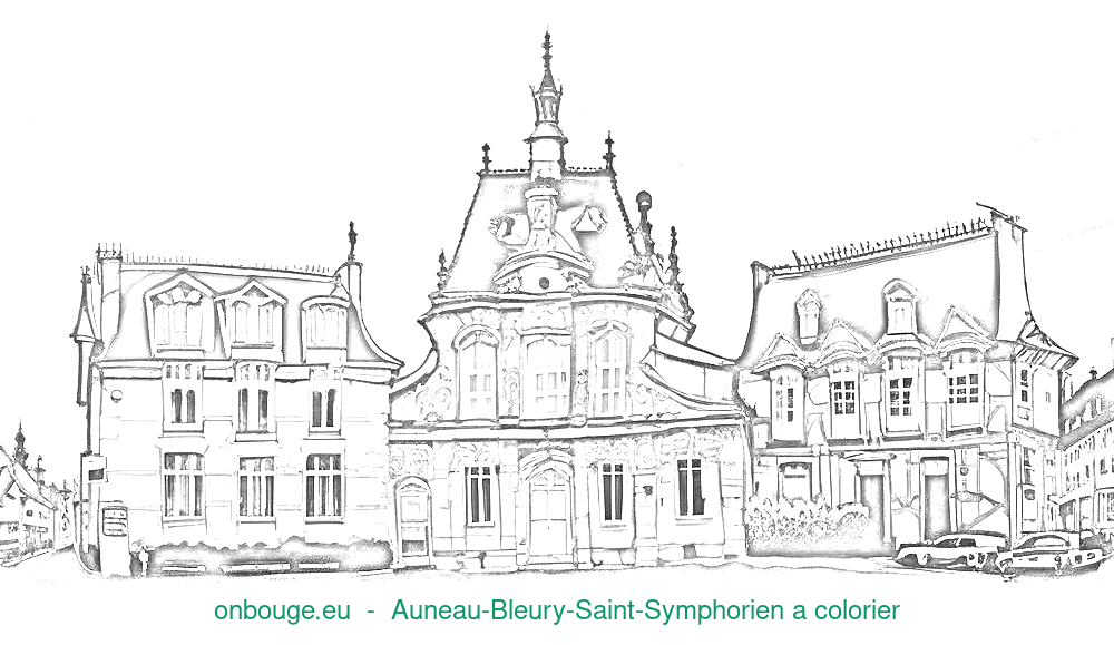 Coloriage d’Auneau-Bleury-Saint-Symphorien