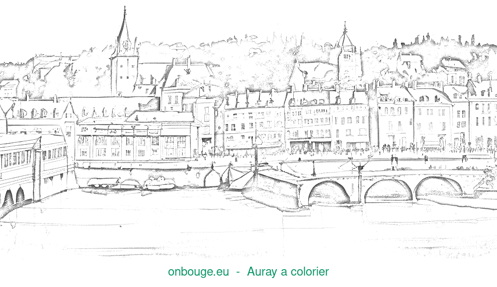 Coloriage d’Auray