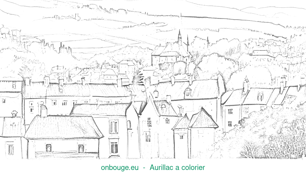 Coloriage d’Aurillac