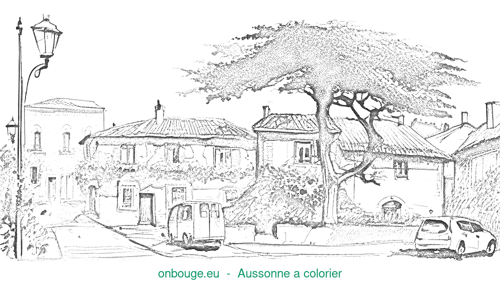Coloriage d’Aussonne
