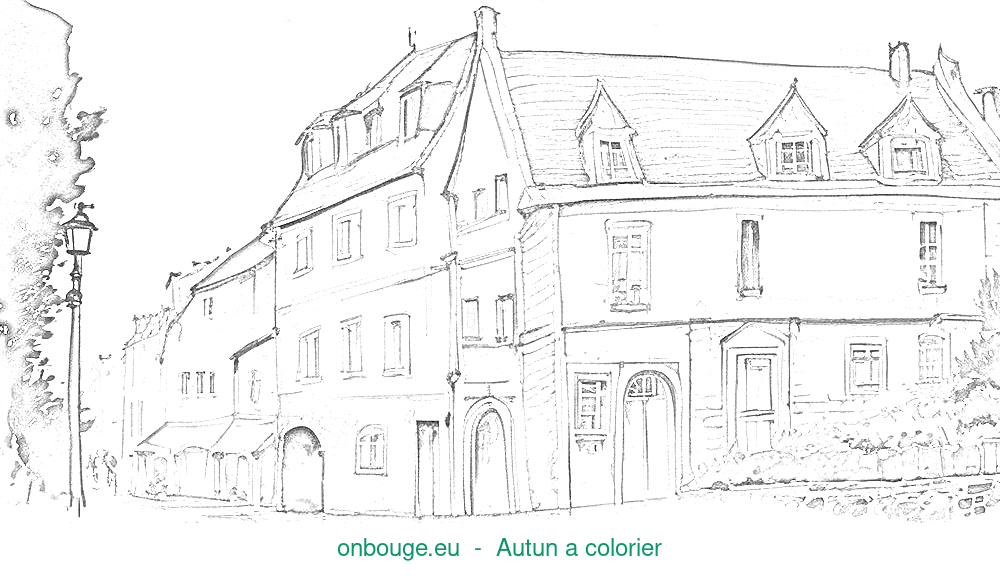 Coloriage d’Autun