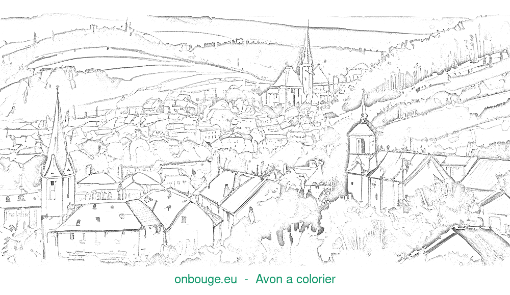 Coloriage d’Avon