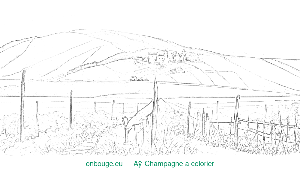 Coloriage d’Aÿ-Champagne