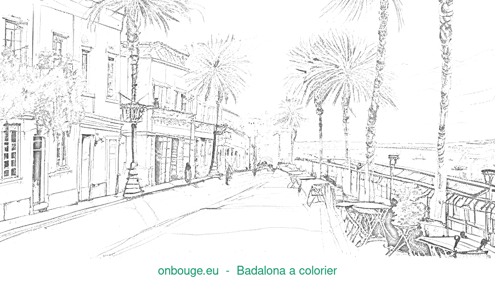Coloriage de Badalona