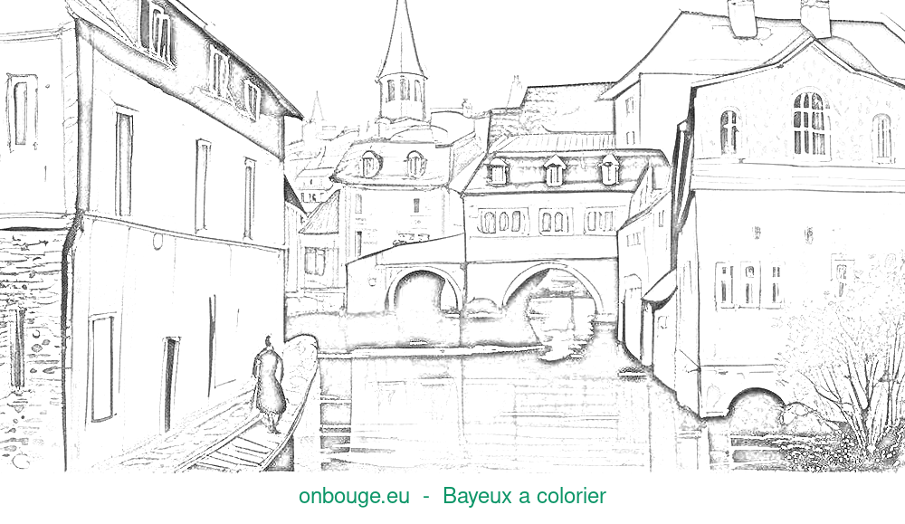 Coloriage de Bayeux