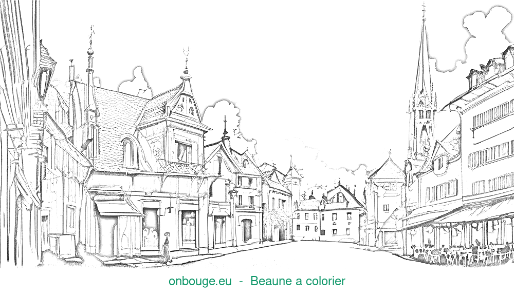 Coloriage de Beaune