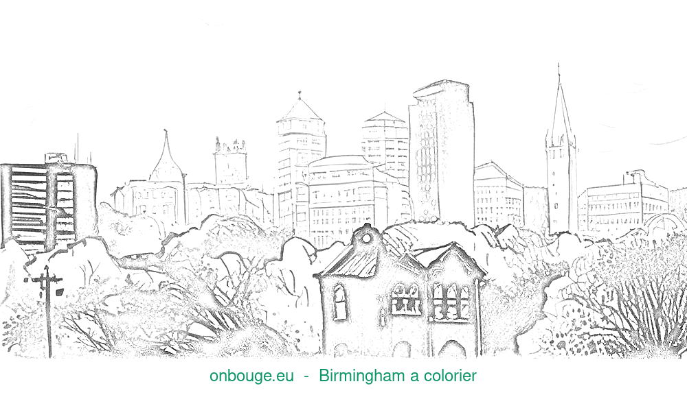 Coloriage de Birmingham