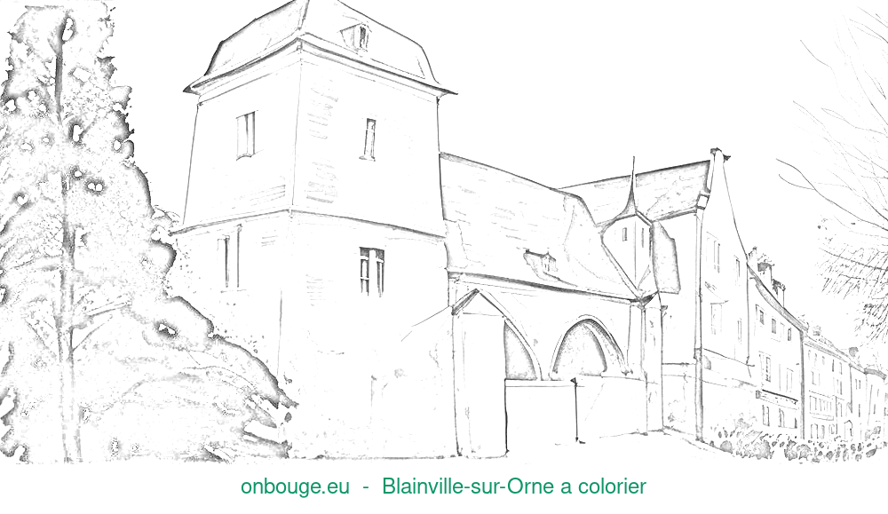 Coloriage de Blainville-sur-Orne
