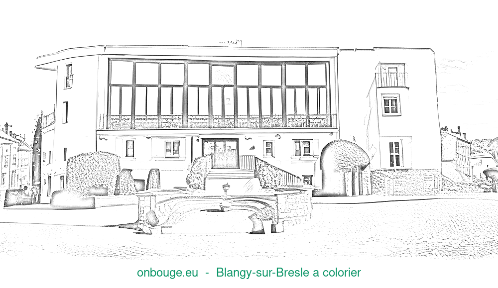 Coloriage de Blangy-sur-Bresle