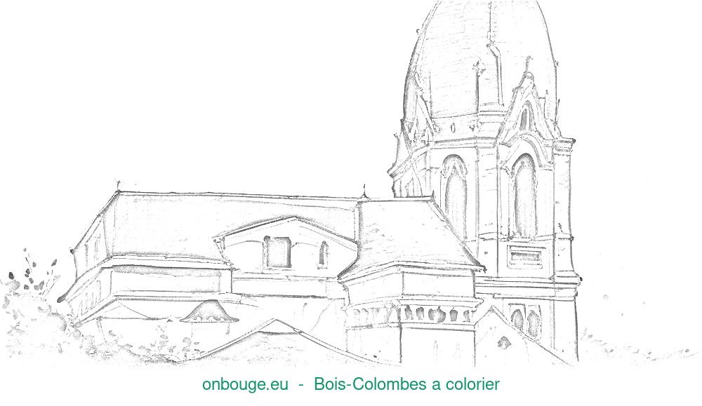 Coloriage de Bois-Colombes