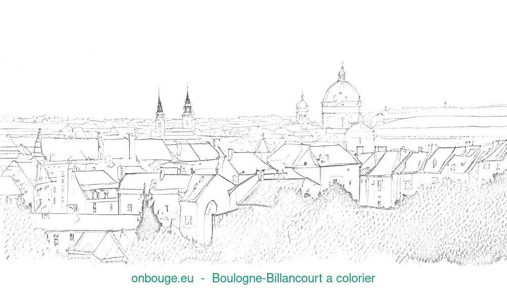 Coloriage de Boulogne-Billancourt