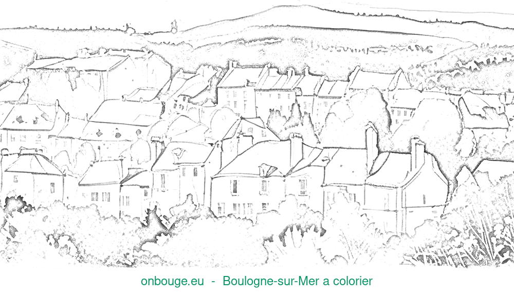 Coloriage de Boulogne-sur-Mer