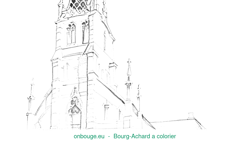 Coloriage de Bourg-Achard
