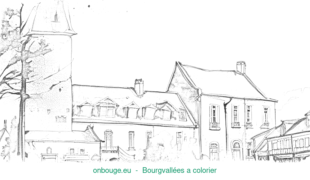 Coloriage de Bourgvallées