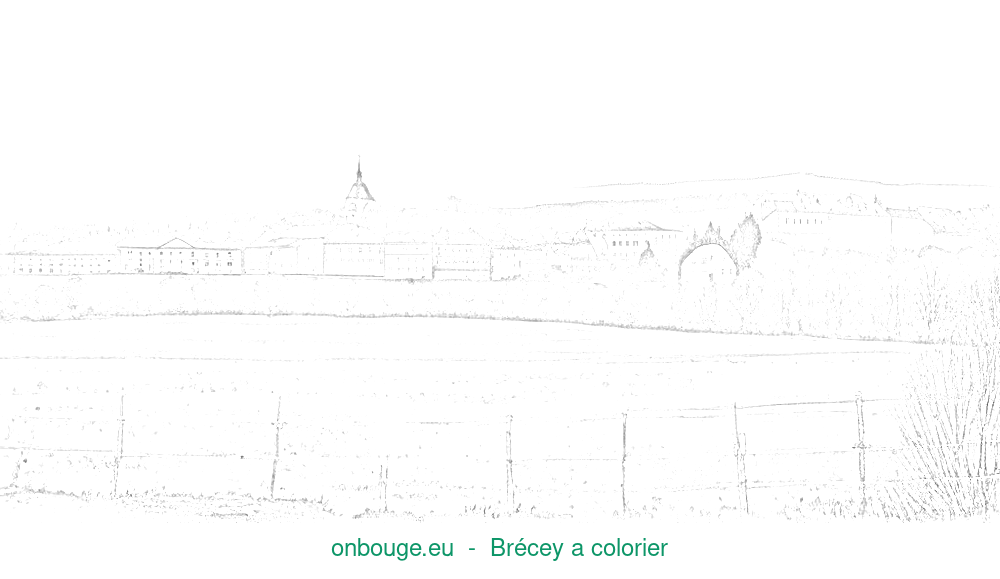 Coloriage de Brécey