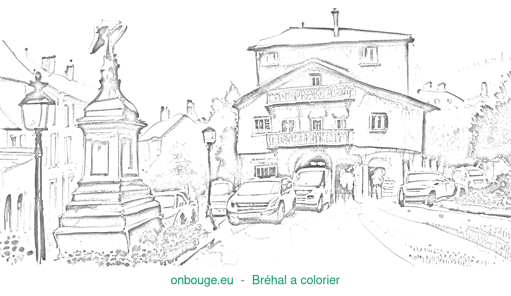Coloriage de Bréhal