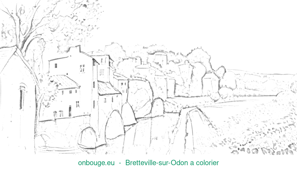 Coloriage de Bretteville-sur-Odon